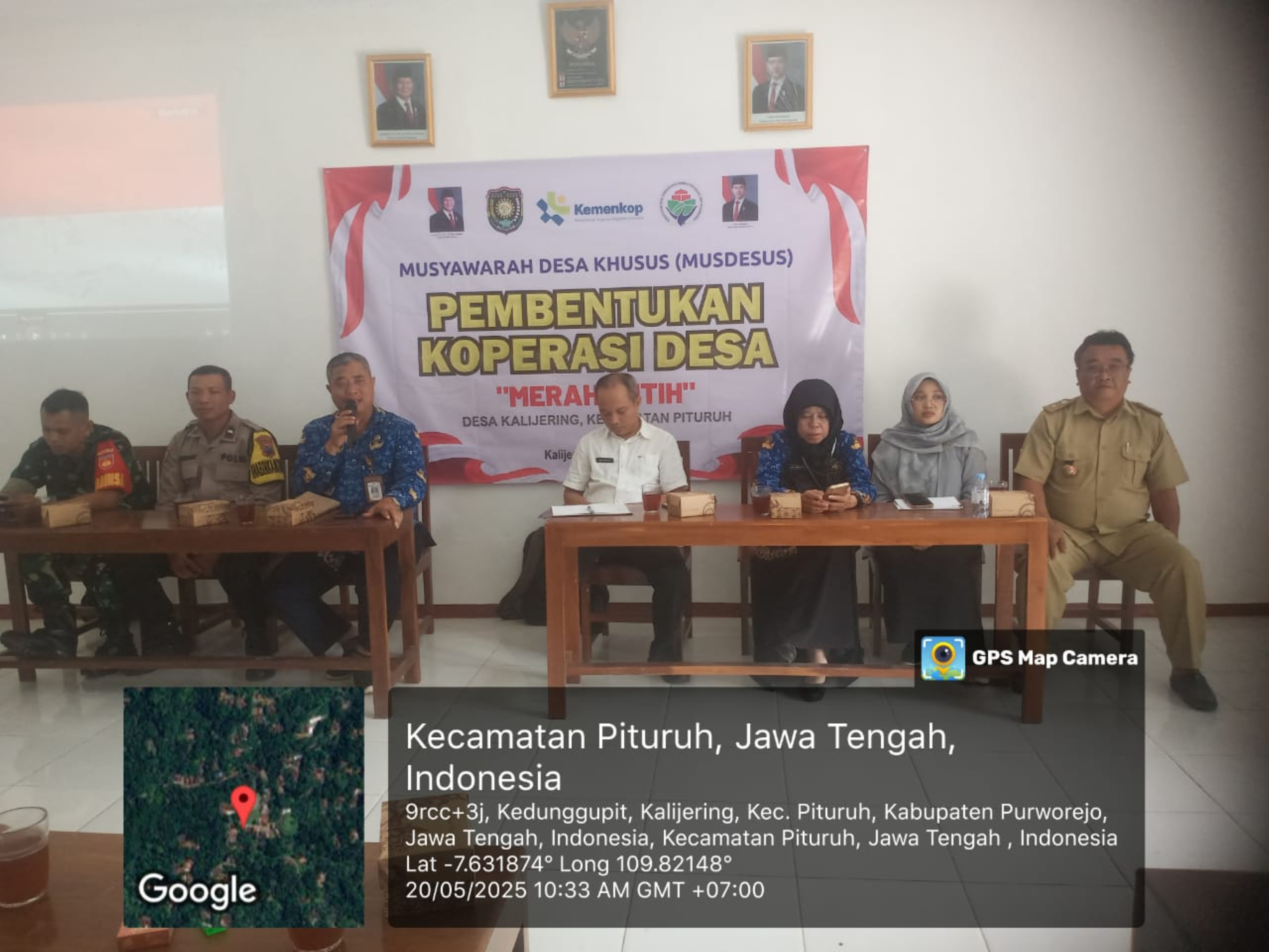 Musyawarah Desa (Musdes) untuk membentuk Koperasi Desa Merah Putih Desa Girigondo